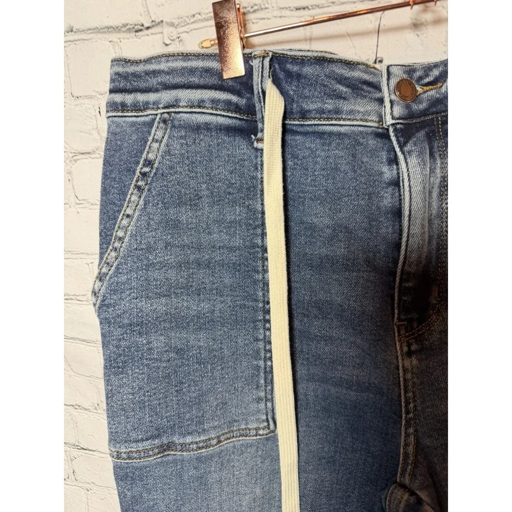 Judy Blue Jeans Womens 15/32 High Rise Drawstring Pocket Jogger Stretch - Picture 3 of 9